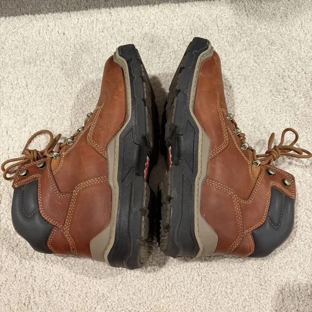 EUC Wolverine Men's Raider DuraShocks 6 Inch Work Boots Size 9.5 EU 42.5